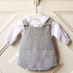 knitted baby clothes grey knitted romper suit | portuguese baby clothes | wedoble autumn winter ufhslzs