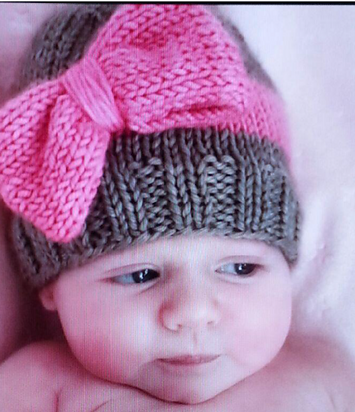 knitted baby hats big bow baby hat free knitting pattern and more baby hat knitting patterns mghhbqo