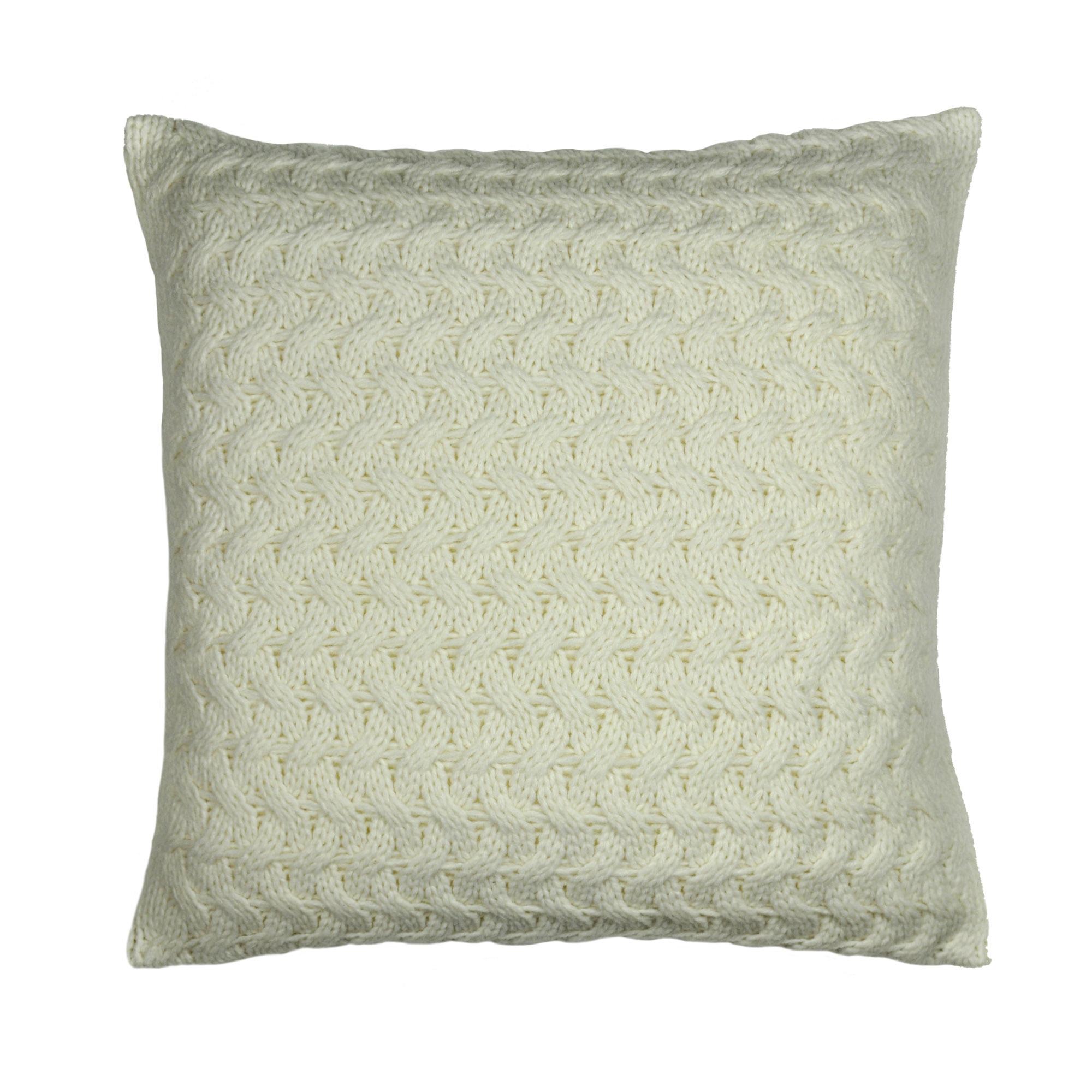 knitted cushions chunky knit ivory cushion jwdrslp