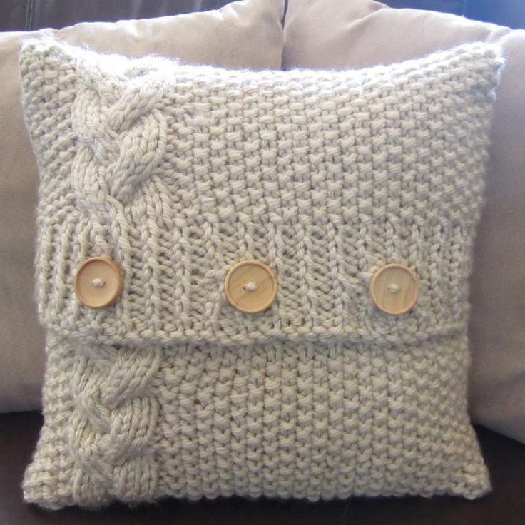 More About Cushions: Knitted Cushions