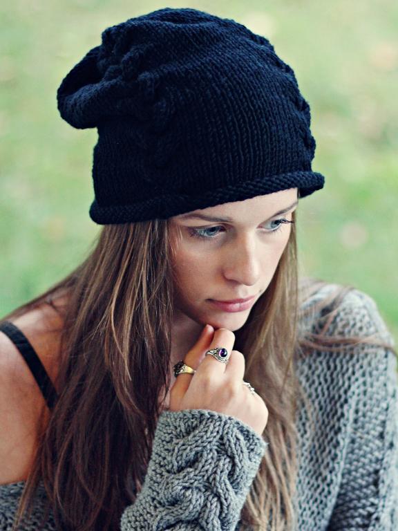 knitted hats black beanie free knitting pattern viftfil