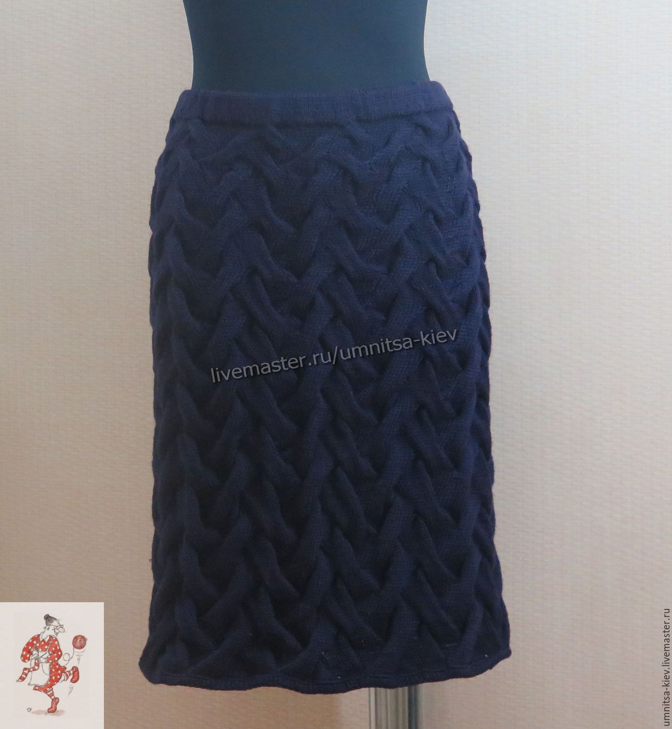 knitted skirt knitted pencil skirt with fashionable braids related quality of wool  mixture. raafjuh