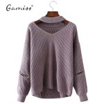 knitted sweaters gamiss winter spring women sweaters pullovers casual loose knitted sweater  women tricot aoppylk
