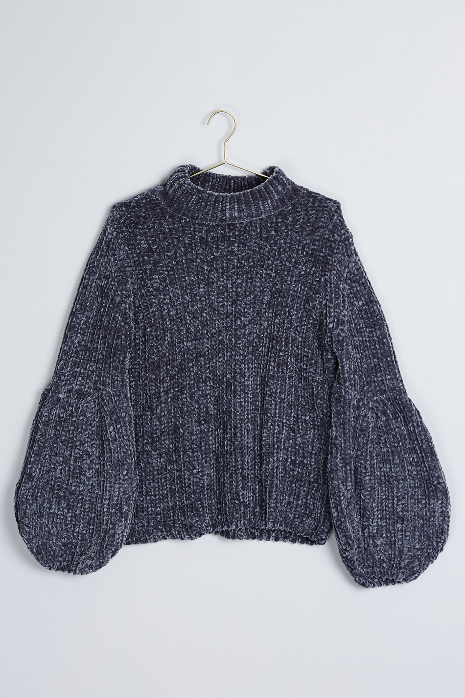knitted sweaters ... sophie knitted sweater blue hniilyx