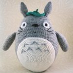 knitted toys grey totoro amigurumi jliewfh