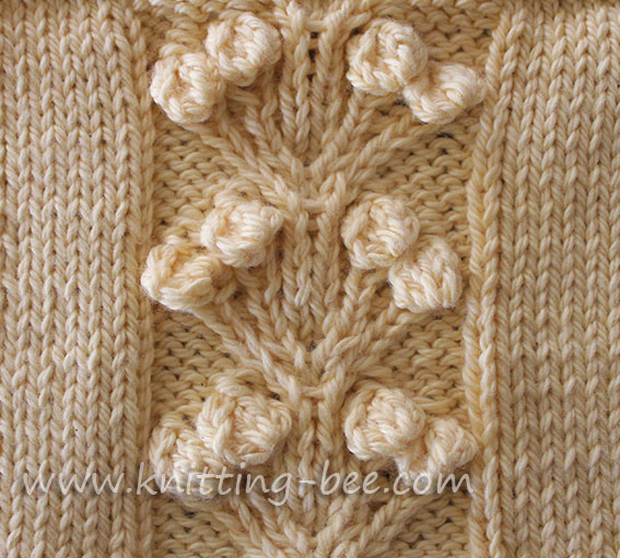 Knitting Designs ... free nosegay stitch knitting pattern ... sqpegxu