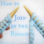Knitting in the round introduction: learn how to join in the round with circular knitting! rktziwm