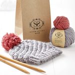 Knitting kits beginneru0027s pom pom hat knitting kit tvmcgup