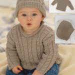 knitting patterns for babies sirdar snuggly dk - 1648 sweaters, hat u0026 blanket knitting pattern . ftkyhxp