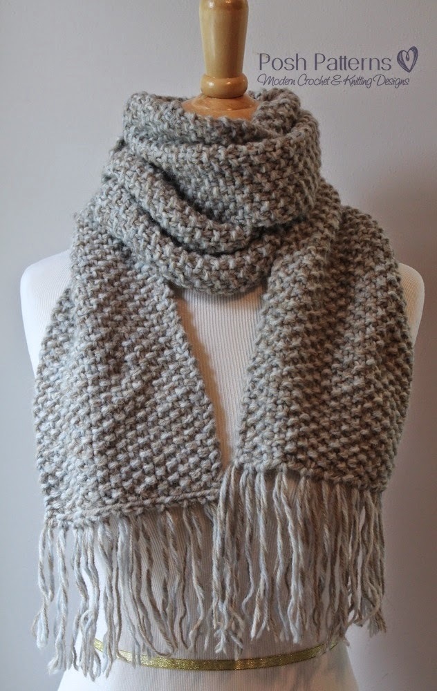 knitting patterns for scarves neutral knit scarf patterns. elegant seed stitch scarf kydhsal