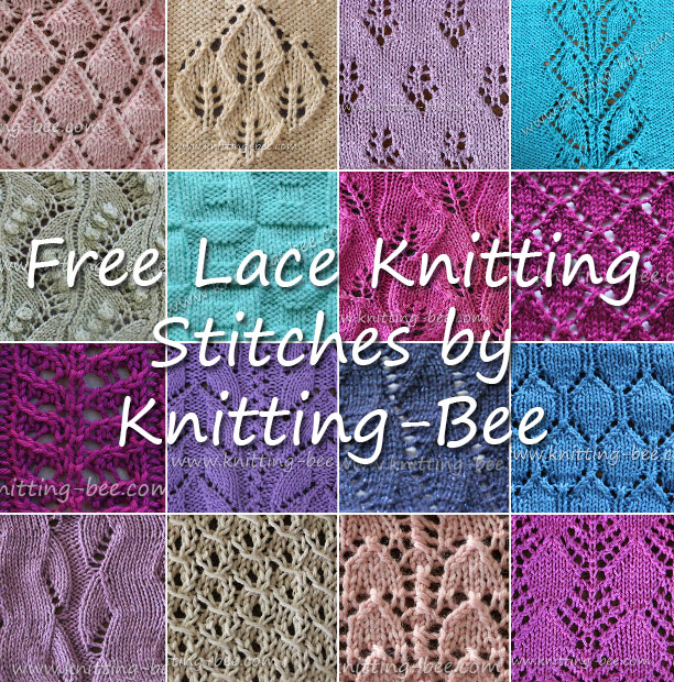 lace knitting patterns free lace knitting stitches http://www.knitting-bee.com/ bvnnjfx