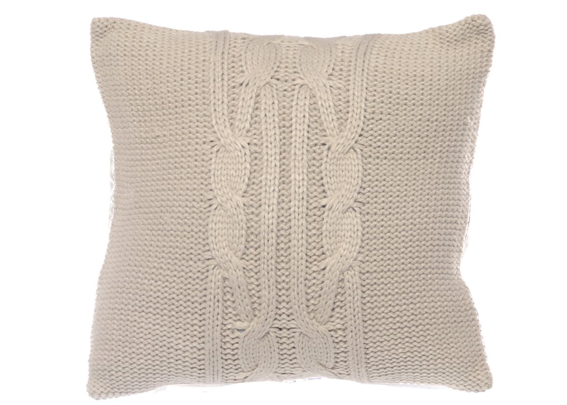 lawndale cable knit throw pillow yolbqrq