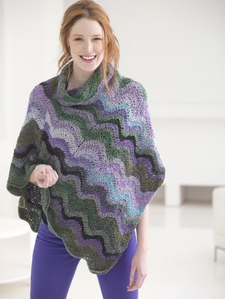 lion brand patterns diagonal squares afghan · buttoned cowl · lagoon ripple poncho tsoxfyv