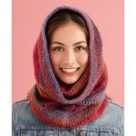 Lion Brand Yarn Patterns cozy cowl hood pattern (crochet) rcxhdwk