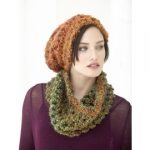 Lion Brand Yarn Patterns quick cushy hat and cowl set pattern (crochet) ksnnjrc