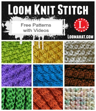 loom knitting loom knit stitches jgstrav