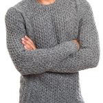menu0027s clothing | cable knit sweater in grey | grey marl | melange aflbjlv