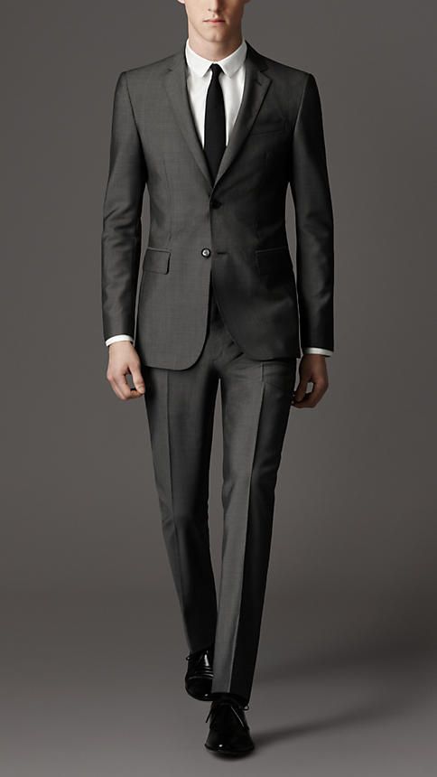 modern fit wool mohair suit | burberry qfoqcnx
