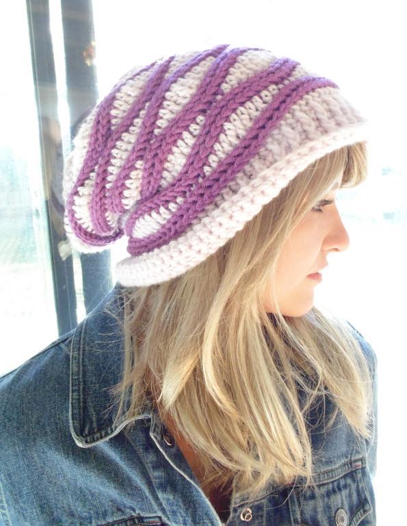 new crochet hats cabled wrap slouchy hat crochet pattern sscomgv