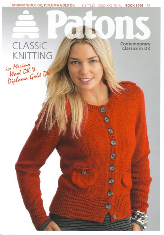 Patons Knitting Patterns patons contemporary classics dk knitting pattern book 3746 qcvnlky