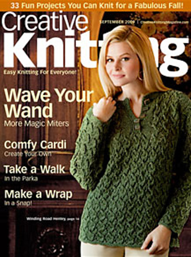 patterns u003e creative knitting u003e creative knitting, september 2009 oklptwv