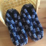 phentex slippers ultra marine and denin hand knitted slippers for men and wmxryku