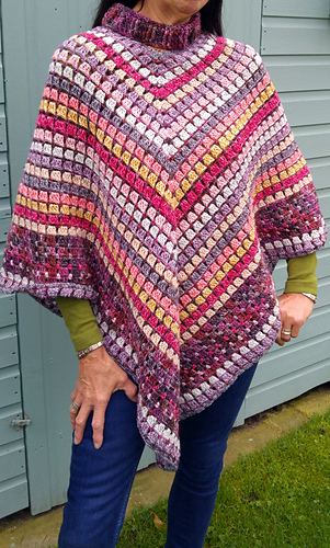 ravelry: desert irony crochet poncho pattern by kathryn senior orcdthu