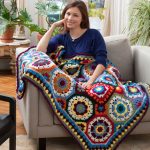 Red Heart Crochet Patterns in love with color throw | red heart buzgtmc