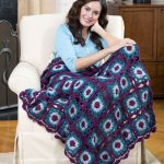 Red Heart Crochet Patterns show someone you care with the big hug square crochet blanket. worked in ybqvaww