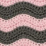 ribbed ripple crochet pattern by planetjune yxxlnfg auiuubl