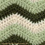 ripple crochet pattern ripple afghan closeup czelode