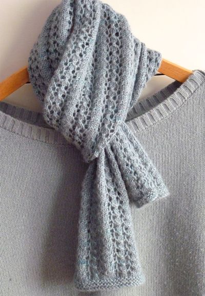 scarf knitting patterns little cotton rabbits knitting blog pattern is little leaf lace scarf by commupz