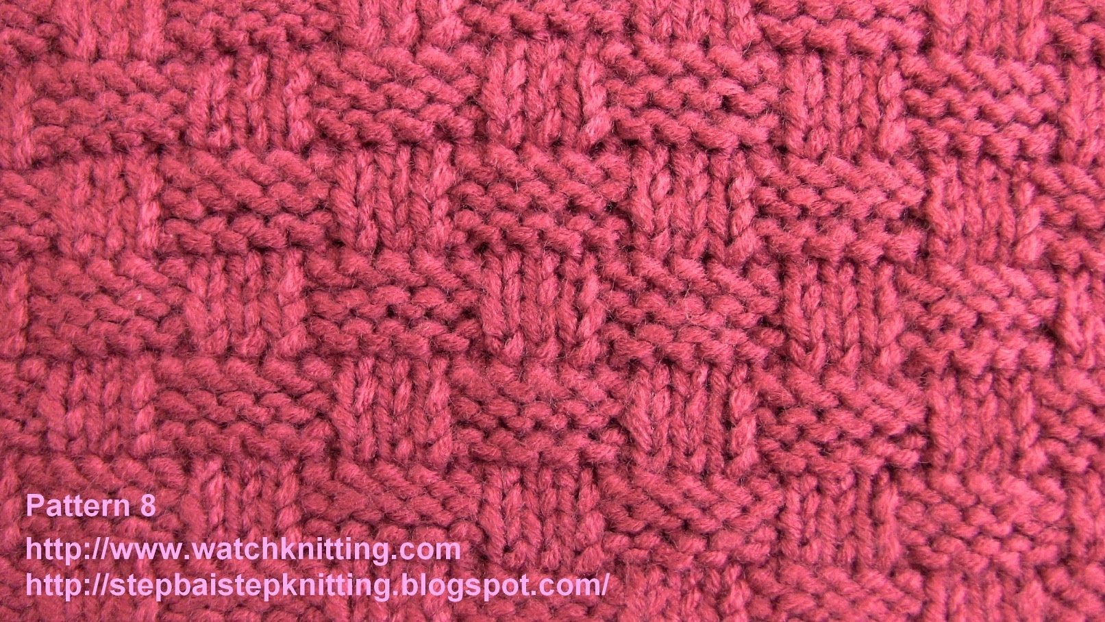 simple knitting patterns basket stitch-free knitting tutorials- watch knitting - pattern 8 - youtube tnhtknk