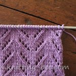 simple knitting patterns simple chevron lace knit stitch hwbwpyg