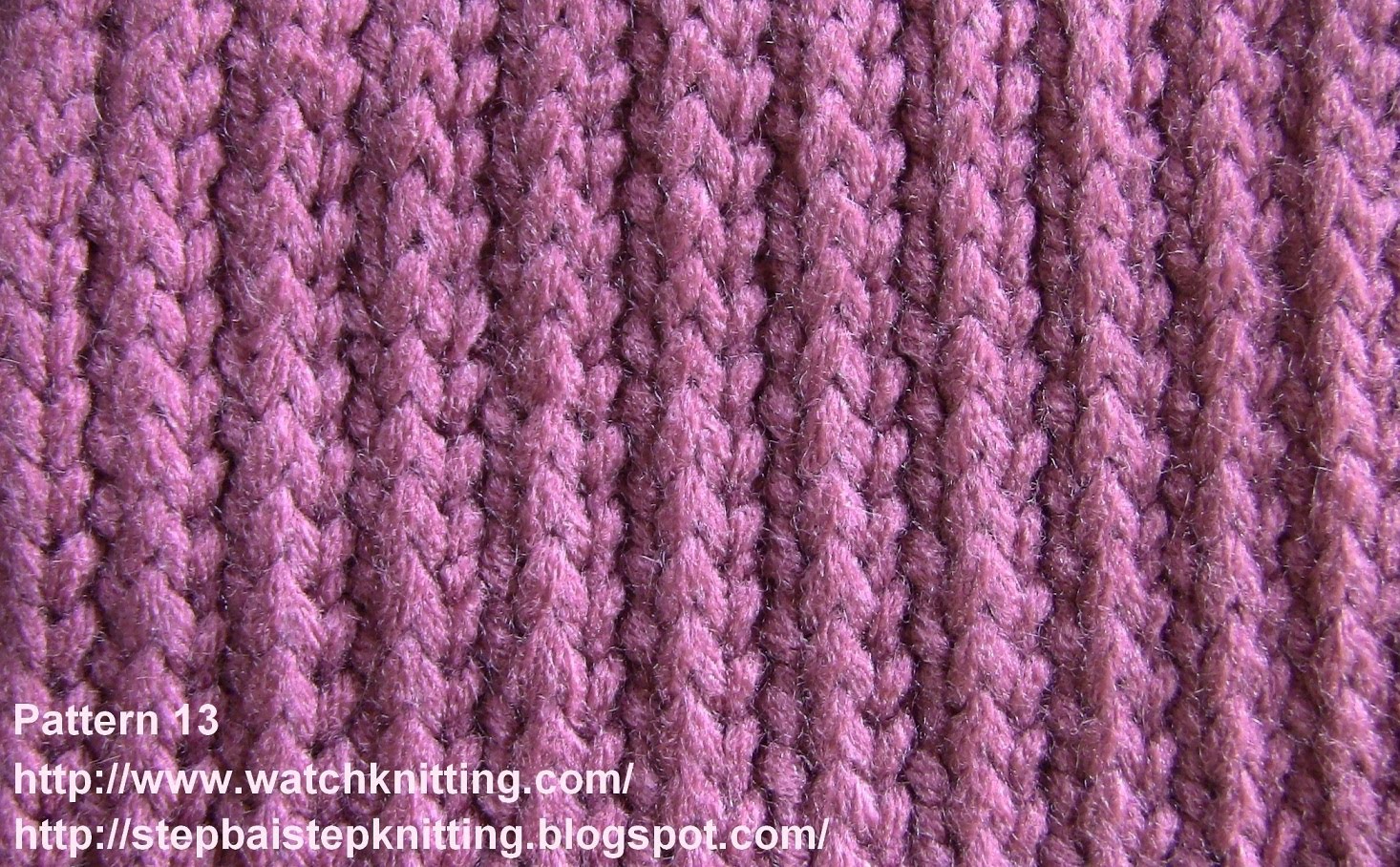simple knitting patterns (stripe stitch) - free knitting tutorial - watch knitting - pattern 13 - isgbqnv