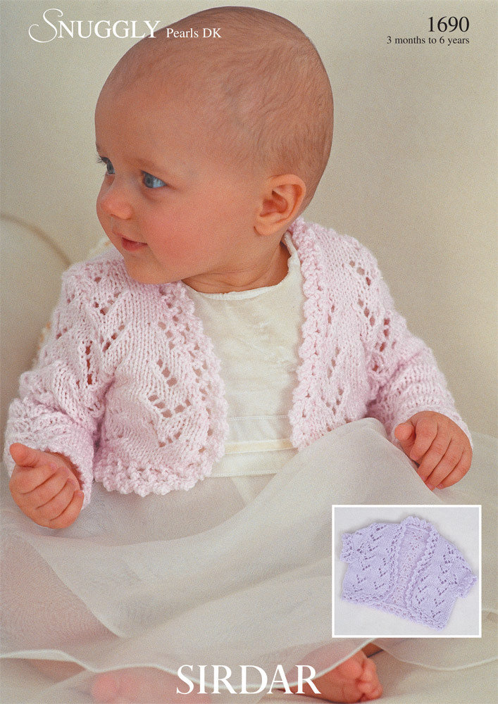 Sirdar Knitting Patterns boleros in sirdar snuggly pearls dk - 1690 - downloadable pdf njoorgp