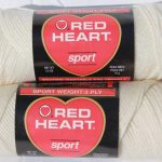 Sport Weight Yarn lot of vintage acrylic yarn, red heart sport weight knitting / crochet yarn, rfufiqr