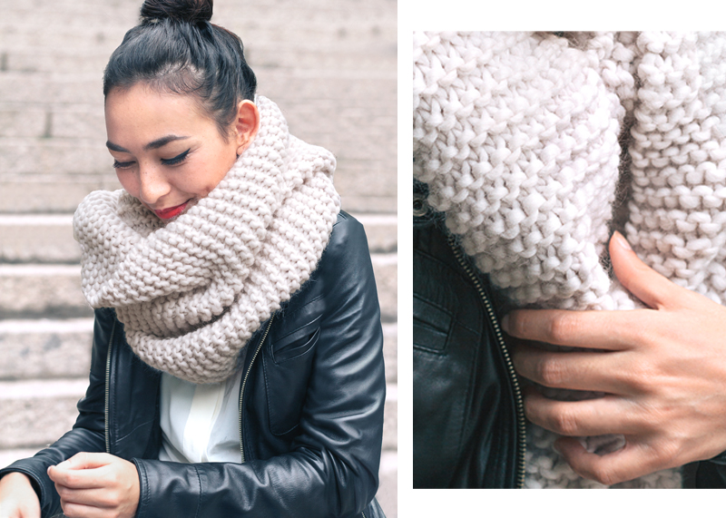 style trend chunky knit scarf uybigzp