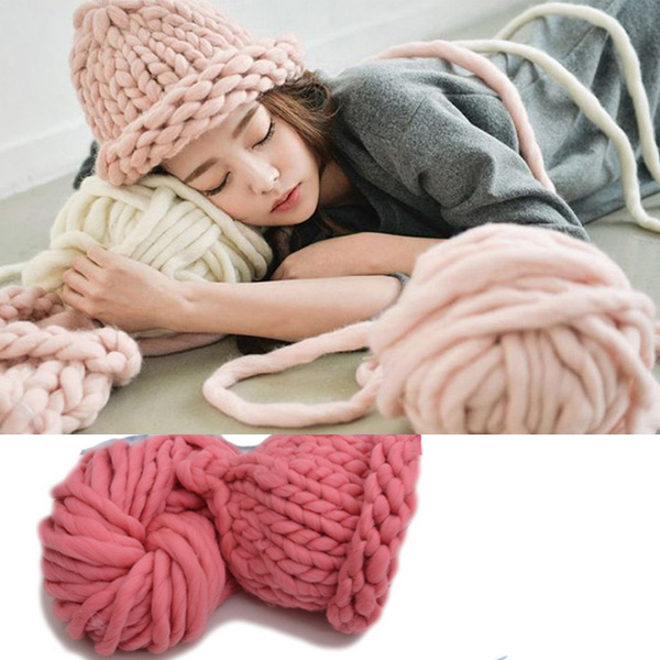 Super Bulky Yarn new arrival fashion giant chunky hand spun extreme yarn super thick yarn sgtluag