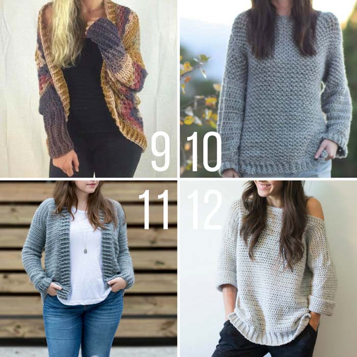 sweater patterns beginner and more experienced crocheters will all find something to love in ihlbyhr