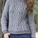 sweater patterns free knitting pattern for two tone cable sweater tnxudku