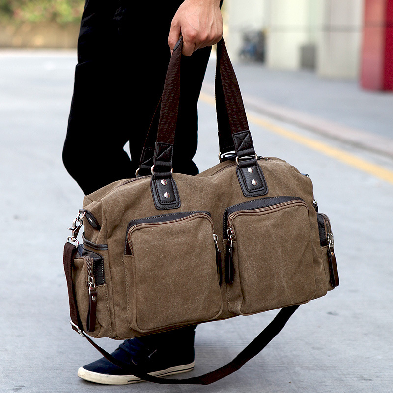 travel bags for men new high quality menu0027s travel bags solid zipper men canvas bag travel lglbuhq