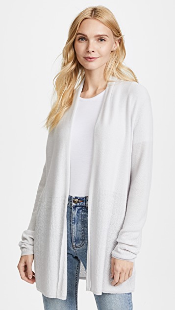 tse cashmere open front cashmere cardigan ... lzwyhwh