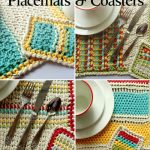 tunisian crochet patterns - tunisian crochet placemats u0026 coasters jpsmrgp