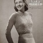 vintage knitting patterns 1940u0027s style for you: bluebells in spring  jumper - nmahree