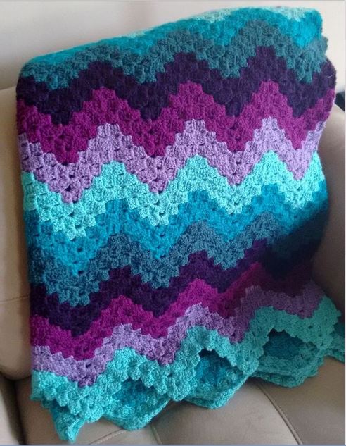 vintage ripple crochet pattern pntogde