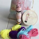 vintage style knitting doll and wool kit xdtsnvz