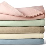 windchime cashmere blanket: pink, green, taupe, winter white. blue puojrdl