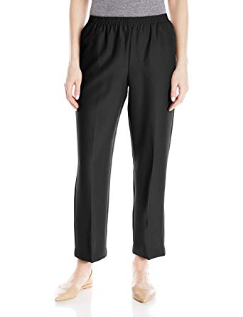 Alfred Dunner Women's Petite Poly Proportioned Short Pant at Amazon