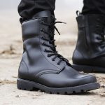 Men's Sports Hiking Leather Boots Tactical Boots Military Combat